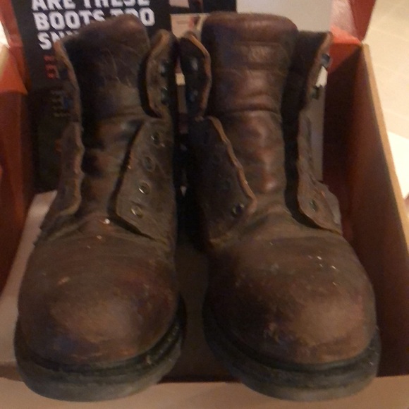 Red Wing Worx Steel Toe Work Boots - Picture 7 of 16